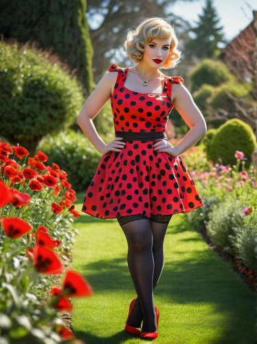red hot polka,red-hot polka,valentine day's pin up,valentine pin up,pinup girl,retro pin up girl,pin-up girl,pin up girl,retro pin up girls,poppy red,pin-up model,lady bug,pin-up,girl in the garden,pin-up girls,pin up,pin up girls,queen of hearts,two-point-ladybug,ranunculus red,Illustration,Paper based,Paper Based 21