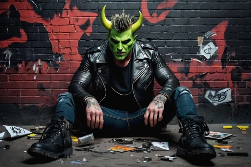 punk,punk design,green goblin,streampunk,spike,cell,jackal,villain,dean razorback,halloween frankenstein,electro,cosplay image,renegade,frankenstein,spawn,trickster,frankenstien,lokportrait,toxic,green skin,Unique,Design,Knolling