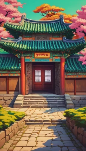 sakura background,cartoon video game background,japanese sakura background,chinese temple,japanese shrine,backgrounds,world digital painting,chinese background,kyoto,victory gate,hall of supreme harmony,tsukemono,torii,landscape background,digital painting,3d background,art background,japanese background,mulan,tori gate,Unique,Pixel,Pixel 04