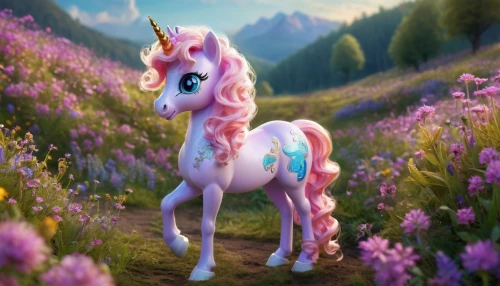 unicorn background,spring unicorn,my little pony,meadow in pastel,flower background,spring background,girl pony,springtime background,unicorn art,unicorn,pony,lilac blossom,sea of flowers,rainbow unicorn,clove pink,dusk background,landscape background,pony mare galloping,dream horse,pony farm,Art,Classical Oil Painting,Classical Oil Painting 06