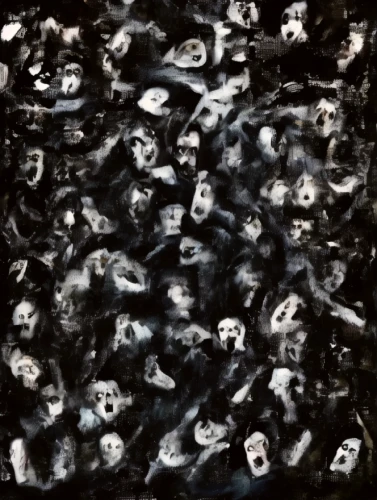 black landscape,auschwitz,dark art,auschwitz 1,black squares,purgatory,holocaust,charcoal,arròs negre,the black sheep,felted and stitched,wall of tears,flock of sheep,turmoil,charcoal nest,murder of crows,plasticine,proliferation,chaos,felted