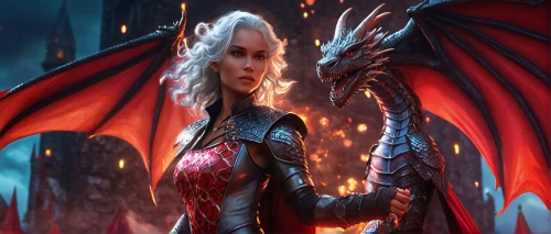 heroic fantasy,dragon fire,draconic,fantasy art,dragon li,black dragon,fantasy picture,dark elf,fire siren,dragon,fantasy woman,dragon slayer,dragons,fire background,fantasy portrait,fire red eyes,evil woman,fiery,wyrm,red,Illustration,Realistic Fantasy,Realistic Fantasy 38