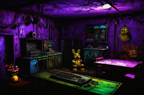 abandoned room,the little girl's room,a dark room,haunted house,the haunted house,kids room,penumbra,doll kitchen,children's room,madhouse,children's bedroom,doll house,basement,cartoon video game background,computer room,dollhouse,great room,halloween background,doctor's room,the kitchen,Illustration,Realistic Fantasy,Realistic Fantasy 32