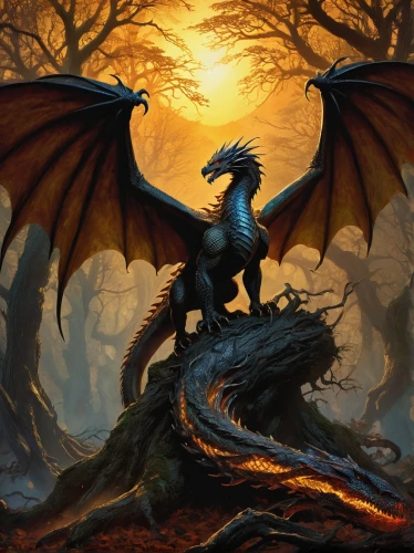 black dragon,forest dragon,painted dragon,draconic,dragons,dragon,dragon of earth,wyrm,fire breathing dragon,charizard,heroic fantasy,dragon fire,fantasy picture,dragon li,green dragon,dragon design,fantasy art,dragon bridge,dragon tree,gryphon,Illustration,American Style,American Style 02