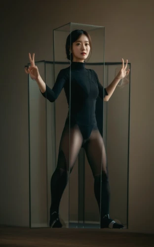 see-through clothing,bjork,asian woman,modern dance,holding a frame,japanese idol,mesh and frame,the mirror,arbitrary confinement,asian costume,thin-walled glass,mirror frame,framed,looking glass,queen cage,mime artist,gain,marionette,partition,looking through legs,Photography,General,Natural