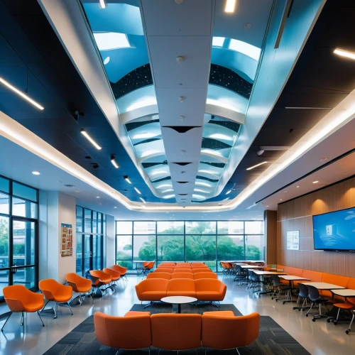 lecture room,lecture hall,ceiling construction,school design,ceiling ventilation,conference room,daylighting,ceiling fixture,concrete ceiling,ceiling lighting,conference hall,ufo interior,meeting room,board room,folding roof,search interior solutions,conference room table,stucco ceiling,study room,business school,Photography,General,Realistic