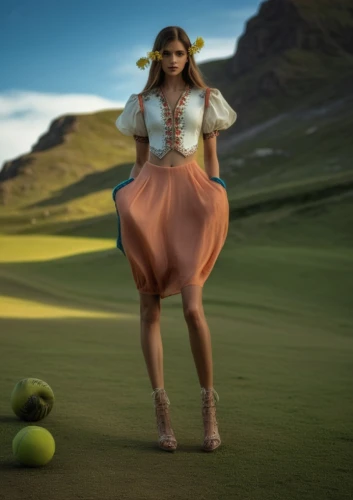 tennis skirt,photoshop manipulation,miss circassian,hoopskirt,photo manipulation,image manipulation,digital compositing,granny smith,golf course background,photomanipulation,hula,muskmelon,pear cognition,venus,tiana,kim,fantasy woman,pear,plus-size model,apple mountain,Photography,General,Realistic