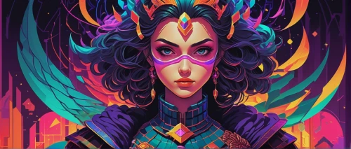 vector illustration,lokportrait,vector art,fantasy portrait,jaya,medusa,the enchantress,sorceress,fantasia,loki,fantasy woman,queen of the night,vector graphic,cg artwork,masquerade,star mother,atala,evil woman,medusa gorgon,aura,Illustration,American Style,American Style 14