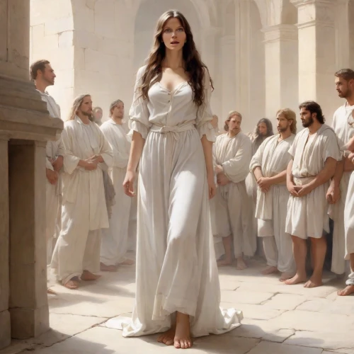 aphrodite,apollo and the muses,pilate,athena,ephesus,celtic woman,greek mythology,cybele,accolade,school of athens,goddess,goddess of justice,rome 2,greek myth,cepora judith,worship,priestess,artemisia,bouguereau,gladiator,Digital Art,Classicism