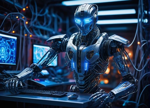 man with a computer,cybernetics,cyber,electro,cyborg,ironman,artificial intelligence,barebone computer,3d man,computer,computer freak,compute,bot,cyber crime,steel man,cinema 4d,robot icon,digital compositing,ai,scifi,Art,Artistic Painting,Artistic Painting 04