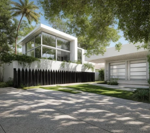 modern house,mid century house,florida home,white picket fence,landscape design sydney,mid century modern,landscape designers sydney,garden design sydney,modern architecture,contemporary,3d rendering,dunes house,home fencing,garage door,house shape,residential house,smart house,beautiful home,bendemeer estates,garden elevation,Common,Common,Photography