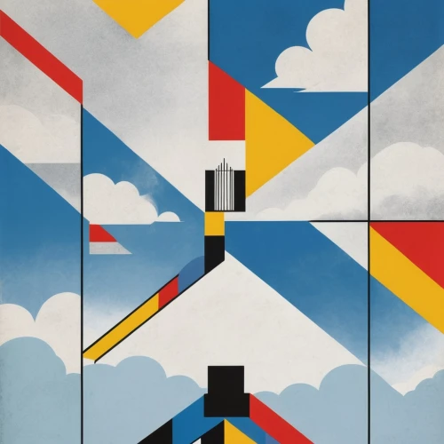 mondrian,parcheesi,wind vane,tiles shapes,vertical chess,abstract retro,memphis shapes,wind sock,travel poster,cubism,matchbox,flagman,windsock,weather flags,patchwork,wind finder,symmetric,three primary colors,abstract shapes,isometric,Art,Artistic Painting,Artistic Painting 43