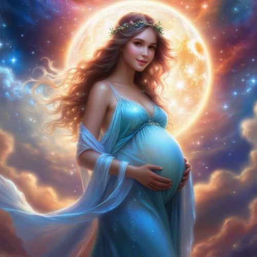 pregnant woman icon,blue moon rose,maternity,pregnant woman,star mother,mother earth,celtic woman,pregnant women,pregnant girl,capricorn mother and child,fantasy picture,pregnancy,mother,blue moon,birth sign,belly painting,future mom,mother kiss,pregnant,pregnant book,Illustration,Realistic Fantasy,Realistic Fantasy 01