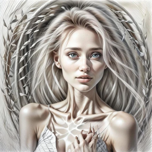 angel's tears,angel girl,fantasy portrait,angel,faery,faerie,mystical portrait of a girl,angel wings,fantasy art,digital art,angel wing,stone angel,digital artwork,angel face,archangel,vintage angel,white feather,world digital painting,dryad,fae