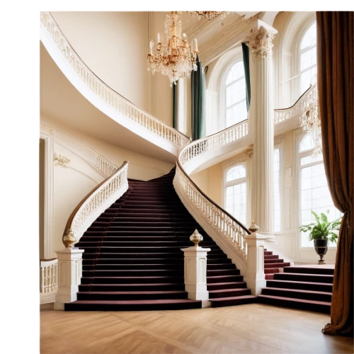 circular staircase,winding staircase,staircase,outside staircase,classical architecture,neoclassical,stately home,entrance hall,ballroom,crown palace,gleneagles hotel,baluster,steinway,neoclassic,event venue,banister,konzerthaus berlin,chateau margaux,royal interior,luxury hotel,Art,Classical Oil Painting,Classical Oil Painting 41