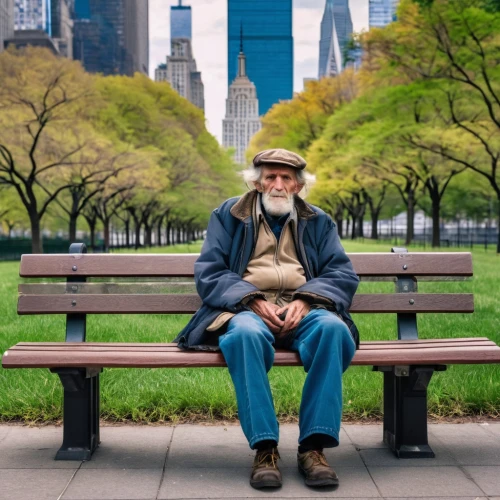 man on a bench,elderly man,pensioner,homeless man,elderly person,park bench,older person,old man,senior citizen,old age,elderly people,retirement,old person,men sitting,grandpa,care for the elderly,outdoor bench,the old man,curb,pensioners,Photography,General,Realistic