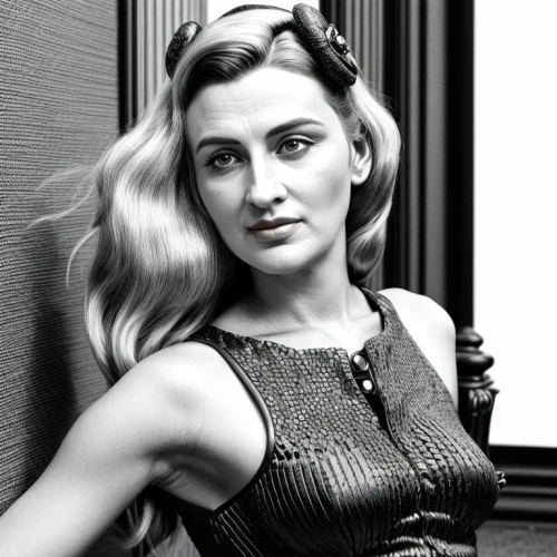 black-and-white,black and white photo,madonna,femme fatale,black and white,b w,film noir,retro woman,color black and white,50's style,vintage woman,vanity fair,brie,girl-in-pop-art,vogue,chainlink,fashion shoot,blackandwhite,paloma,60's icon