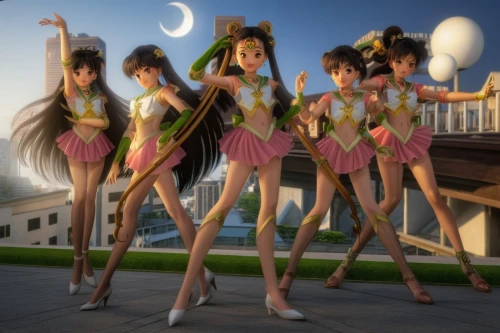 apollo and the muses,perfume,pin-up girls,sailor,anime 3d,fairies,girl ballet,music fantasy,pin up girls,girl group,ballerinas,tokyo disneysea,japanese idol,candy island girl,jupiter moon,3d fantasy,cassiopeia,samba deluxe,lunar eclipse,kantai collection sailor,Photography,General,Realistic