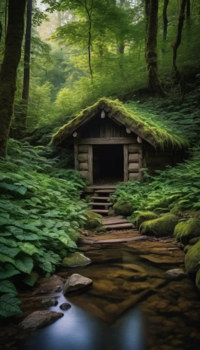 house in the forest,abandoned place,small cabin,fairy house,forest chapel,wishing well,little house,small house,witch's house,wooden hut,japan garden,log cabin,lonely house,forest floor,wooden sauna,fairy village,fisherman's hut,miniature house,wood doghouse,garden shed,Photography,General,Fantasy