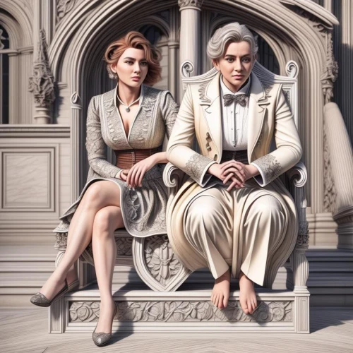 vintage man and woman,roaring twenties couple,downton abbey,vanity fair,business icons,clue and white,gentleman icons,great gatsby,wedding icons,allied,royalty,mobster couple,husband and wife,married couple,man and woman,business women,mr and mrs,mom and dad,gatsby,american gothic