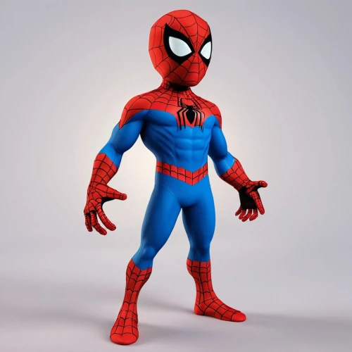 marvel figurine,spider-man,spiderman,3d model,3d figure,spider man,collectible action figures,actionfigure,webbing,3d rendered,spider bouncing,3d render,3d modeling,peter,spider,the suit,action figure,a wax dummy,red super hero,aaa,Unique,3D,3D Character