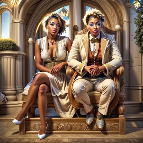 royalty,prince and princess,black couple,wedding icons,wedding couple,mr and mrs,golden weddings,beautiful couple,young couple,roaring twenties couple,armchairs,business icons,mahogany family,clue and white,beautiful african american women,husband and wife,man and wife,vintage man and woman,two people,bride and groom