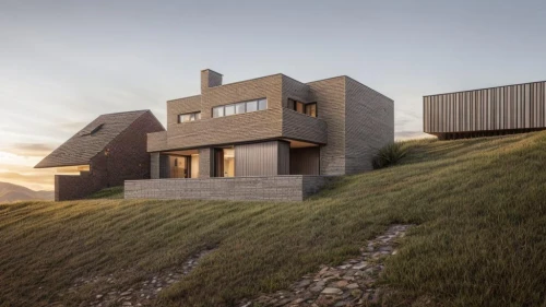 dunes house,cubic house,cube house,modern house,dune ridge,modern architecture,timber house,danish house,corten steel,house in mountains,beach house,house in the mountains,ruhl house,exposed concrete,residential house,wooden house,metal cladding,eco-construction,house shape,cube stilt houses,Common,Common,Natural