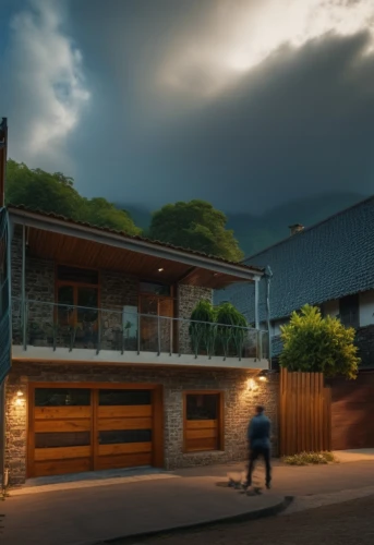 house in the mountains,house in mountains,mid century house,modern house,residential house,garage,dunes house,fire station,garage door,3d rendering,ryokan,digital compositing,private house,wooden house,render,fire and ambulance services academy,residential,the cabin in the mountains,chalet,luxury home,Photography,General,Realistic