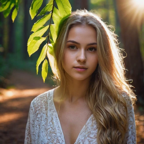 portrait photography,beautiful young woman,in the forest,beautiful girl with flowers,young woman,romantic portrait,girl with tree,forest background,mystical portrait of a girl,girl portrait,girl in a long dress,pretty young woman,girl in flowers,portrait photographers,natural cosmetic,girl in white dress,eufiliya,young lady,swedish german,woman portrait,Photography,Documentary Photography,Documentary Photography 09
