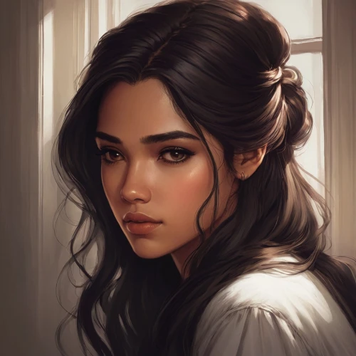 fantasy portrait,romantic portrait,girl portrait,portrait of a girl,moody portrait,mystical portrait of a girl,jasmine blossom,mulan,rapunzel,woman portrait,young woman,jasmine,rowan,portrait,vanessa (butterfly),young lady,rosa ' amber cover,portrait background,rosa,digital painting,Conceptual Art,Fantasy,Fantasy 17