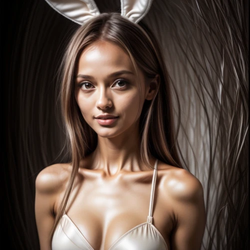 easter bunny,bunny,angel girl,fantasy portrait,rabbit ears,cottontail,world digital painting,image manipulation,digital painting,vintage angel,angel wings,faerie,pixie,angel,deco bunny,lily-rose melody depp,little bunny,inka,rabbit,bunny tail