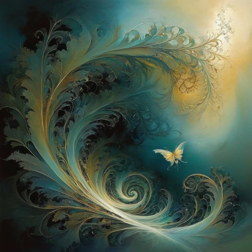 fractals art,fractal art,apophysis,swirling,ulysses butterfly,butterfly background,swirls,wind wave,gold filigree,passion butterfly,isolated butterfly,fractal,fractal environment,fractals,faery,flutter,unfolding,butterfly isolated,swirl,filigree,Illustration,Realistic Fantasy,Realistic Fantasy 16