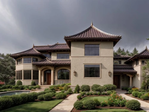 luxury home,asian architecture,beautiful home,large home,luxury real estate,two story house,mansion,luxury property,country estate,roof landscape,roof tile,architectural style,bendemeer estates,stone palace,roof domes,traditional house,gold stucco frame,brick house,gold castle,folding roof