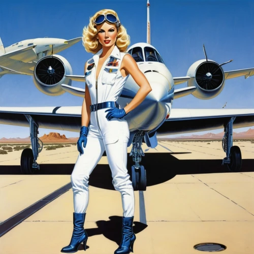 stewardess,edsel corsair,edsel citation,glider pilot,douglas a-3 skywarrior,general aviation,lockheed model 10 electra,flight attendant,edsel ranger,united states air force,retro pin up girl,pin ups,consolidated pby catalina,grumman x-29,pin up girl,pin-up girl,douglas dc-3,retro women,fighter pilot,retro pin up girls,Illustration,Retro,Retro 06