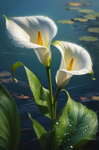pond flower,calla lilies,lilies,white water lilies,lillies,lilies of the valley,lily water,white water lily,lotus on pond,calla lily,lotuses,peace lilies,white trumpet lily,flower of water-lily,lilly of the valley,water lilies,white lily,water lotus,water-the sword lily,lily flower,Illustration,Paper based,Paper Based 13