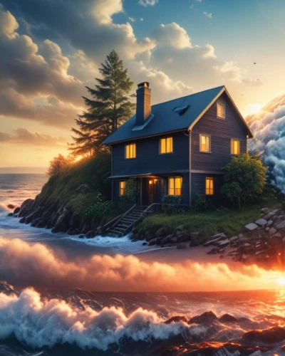 summer cottage,house by the water,fisherman's house,lonely house,home landscape,beach house,beautiful home,cottage,house of the sea,house with lake,beachhouse,little house,small house,house in mountains,house insurance,new england style house,wooden house,dunes house,ocean view,tropical house