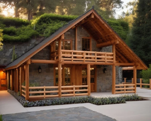 log home,timber house,log cabin,wooden house,wooden beams,eco-construction,house in the mountains,grass roof,the cabin in the mountains,house in mountains,wood doghouse,house in the forest,timber framed building,garden elevation,chalet,frame house,beautiful home,cubic house,small cabin,lodge,Photography,General,Realistic