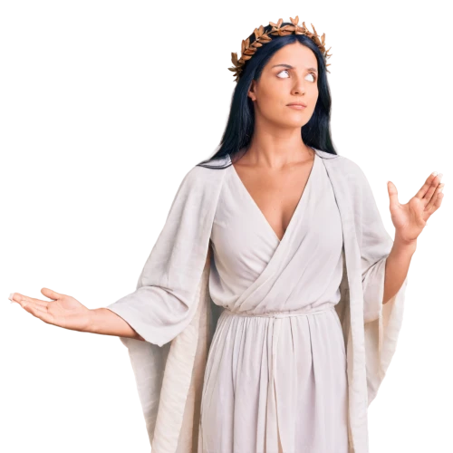 biblical narrative characters,cepora judith,pilate,the prophet mary,vestment,caryatid,la nascita di venere,flower crown of christ,paganism,jesus figure,greek myth,praying woman,laurel wreath,priestess,athene brama,the angel with the veronica veil,cybele,ancient costume,to our lady,rompope,Illustration,Retro,Retro 01