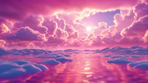 purple landscape,virtual landscape,acid lake,ice landscape,cloudscape,clouds - sky,sea of clouds,fantasy landscape,3d fantasy,3d background,cloud mountains,cotton candy,purple wallpaper,clouds,futuristic landscape,sky clouds,epic sky,sky,fractal environment,vapor,Photography,General,Commercial