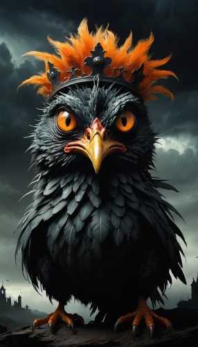 angry bird,griffon bruxellois,bird bird-of-prey,bird of prey,gryphon,king of the ravens,imperial eagle,nocturnal bird,hawk animal,crows bird,birds of prey-night,angry birds,owl-real,hedwig,of prey eagle,fawkes,owl,3d crow,angry,predatory bird,Conceptual Art,Fantasy,Fantasy 10