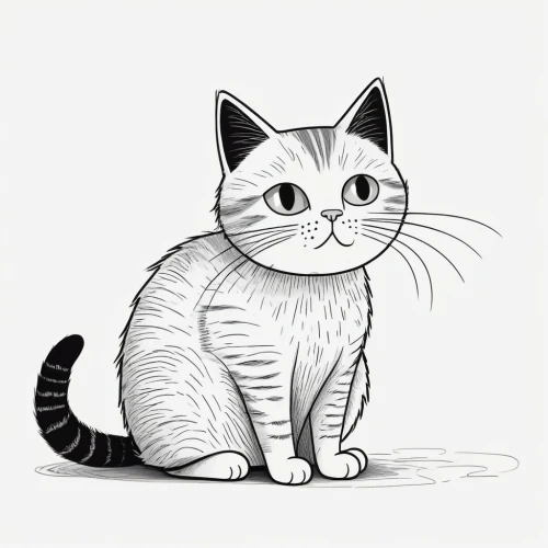 cat vector,cat line art,drawing cat,cartoon cat,cat drawings,american shorthair,british shorthair,cat cartoon,doodle cat,scottish fold,japanese bobtail,domestic short-haired cat,line art animal,european shorthair,cat-ketch,cute cat,vector illustration,cat portrait,breed cat,cat image,Illustration,Children,Children 06