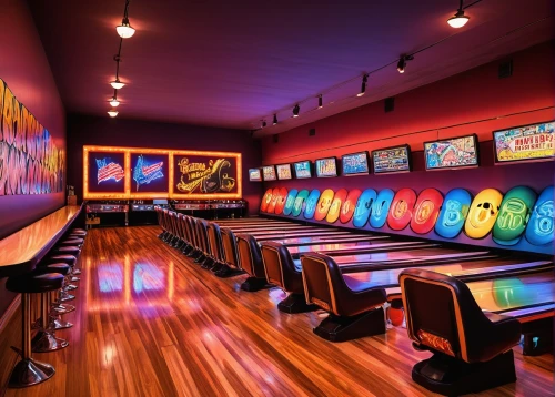 recreation room,indoor games and sports,ten-pin bowling,bowling equipment,game room,ten pin bowling,skee ball,candlepin bowling,bowling balls,ten pin,bar billiards,lanes,shooting gallery,pinball,arcade games,bowling,arcades,arcade game,little man cave,duckpin bowling,Conceptual Art,Oil color,Oil Color 17