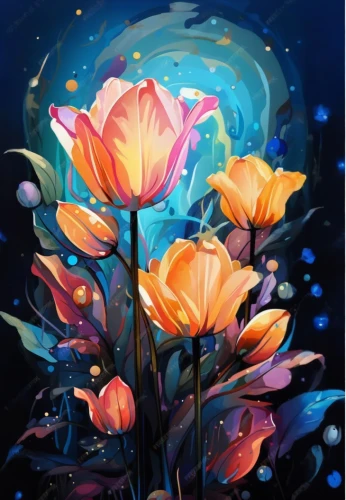flower painting,tulips,tulip flowers,tulip bouquet,lotuses,tulip background,two tulips,tulip festival,tulip blossom,flower art,tulip,lotus flowers,lotus blossom,orange tulips,blooming roses,colorful roses,lotus,water lotus,flower background,pink tulips