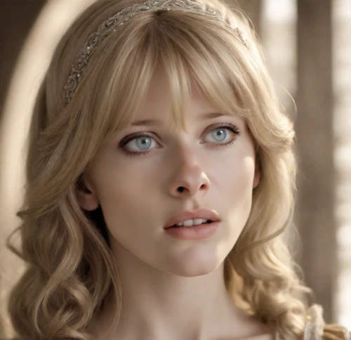 fairy queen,tiara,porcelain doll,white rose snow queen,cinderella,angel face,ice princess,the snow queen,big eyes,princess sofia,british actress,princess' earring,princess,blonde in wedding dress,beautiful face,enchanting,jessamine,princess crown,camelot,greer the angel,Photography,Cinematic