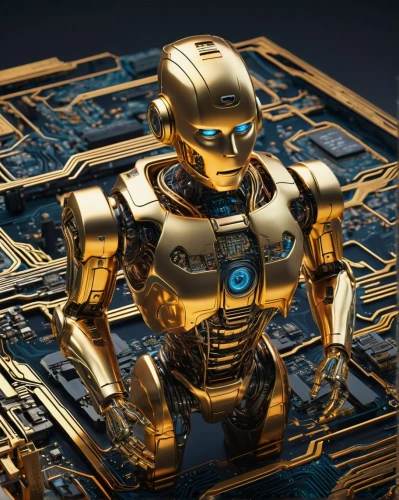 c-3po,minibot,mechanical puzzle,cinema 4d,robot icon,mech,ironman,mechanical,gold paint stroke,dark blue and gold,3d model,yellow-gold,golden frame,nova,bot,transformer,atlas,gold wall,3d render,robotics,Photography,General,Sci-Fi