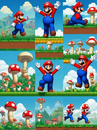 super mario,super mario brothers,mario,mario bros,toadstools,loss,toadstool,mushroom type,agaric,club mushroom,mushrooming,image montage,yoshi,picture puzzle,red super hero,red blue wallpaper,toad,mushroom,mushroom hat,mushroom island,Unique,Design,Character Design