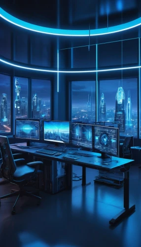 control desk,computer room,the server room,computer desk,television studio,control center,sci fi surgery room,computer workstation,blur office background,cyberspace,monitors,monitor wall,cartoon video game background,modern office,computer network,research station,3d background,backgrounds,barebone computer,neon human resources,Illustration,Realistic Fantasy,Realistic Fantasy 45