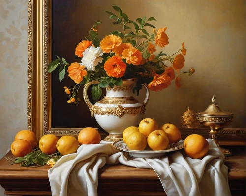 oranges,tangerines,still life of spring,autumn still life,orange tree,still life elegant,summer still-life,kumquats,tangerine fruits,still life,yellow orange,kumquat,orange blossom,still-life,orange flowers,oranges half,orange roses,fruit bowl,valencia orange,apricots,Conceptual Art,Daily,Daily 11