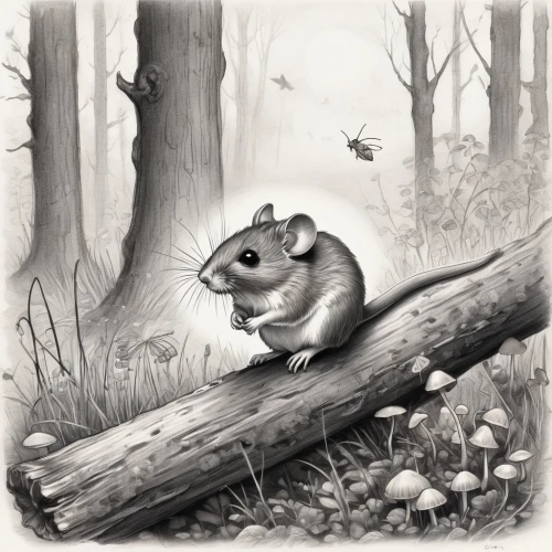 wood mouse,tree squirrel,grey squirrel,gray squirrel,tree chipmunk,chipmunk,hungry chipmunk,chipping squirrel,squirrel,squirell,woodland animals,eastern chipmunk,dormouse,red squirrel,field mouse,abert's squirrel,the squirrel,meadow jumping mouse,book illustration,forest animal,Illustration,Black and White,Black and White 30