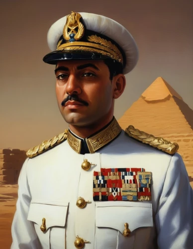 egypt,admiral von tromp,tutankhamun,tutankhamen,ramses ii,kharut pyramid,egyptian,giza,khufu,sultan,egyptians,pharaohs,the great pyramid of giza,pyramids,naval officer,mubarak,costa,sahara,military uniform,king tut,Illustration,American Style,American Style 08